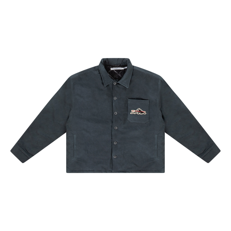 CDT Oversized Overshirt Moonwash Caviar