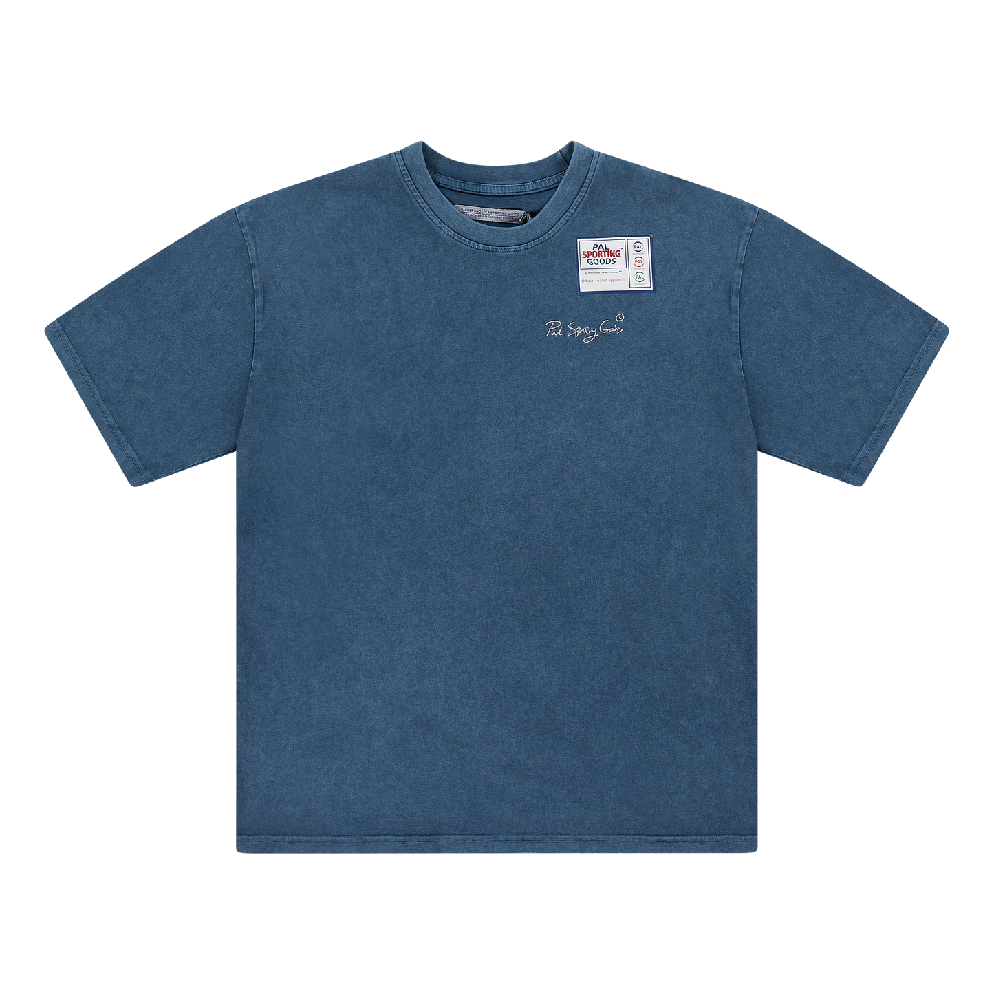 Signature Vintage Wash T-shirt Navy