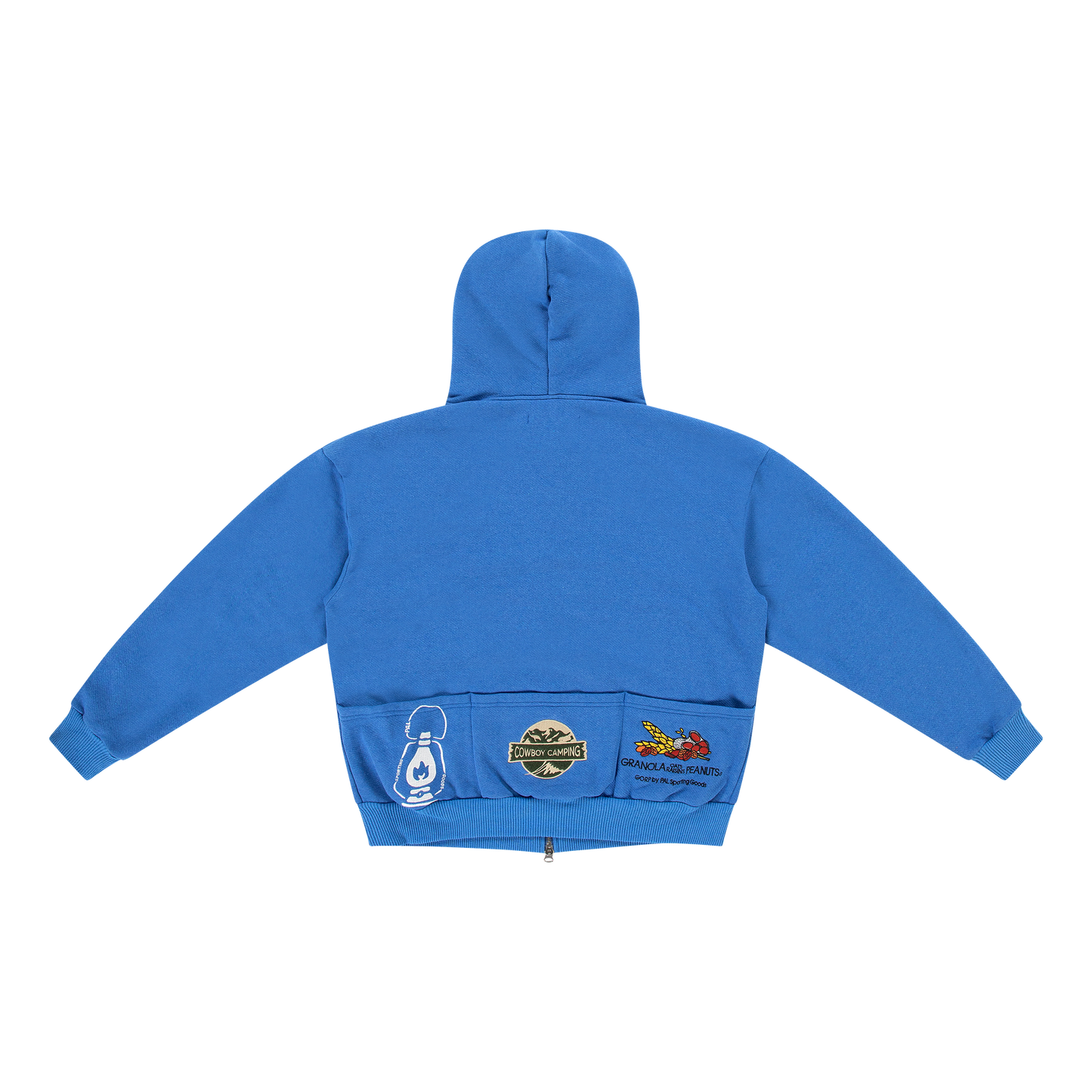 Fast Packing Multi Pocket Zip Hoodie Deep Blue