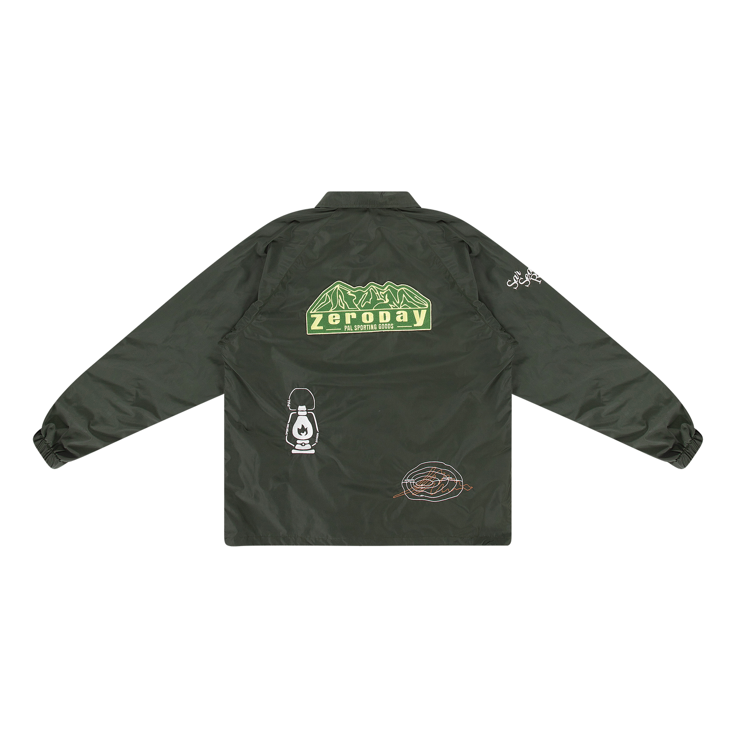 PAL Trial Hiking Collective Raglan Coach Jacket Outdoor Green