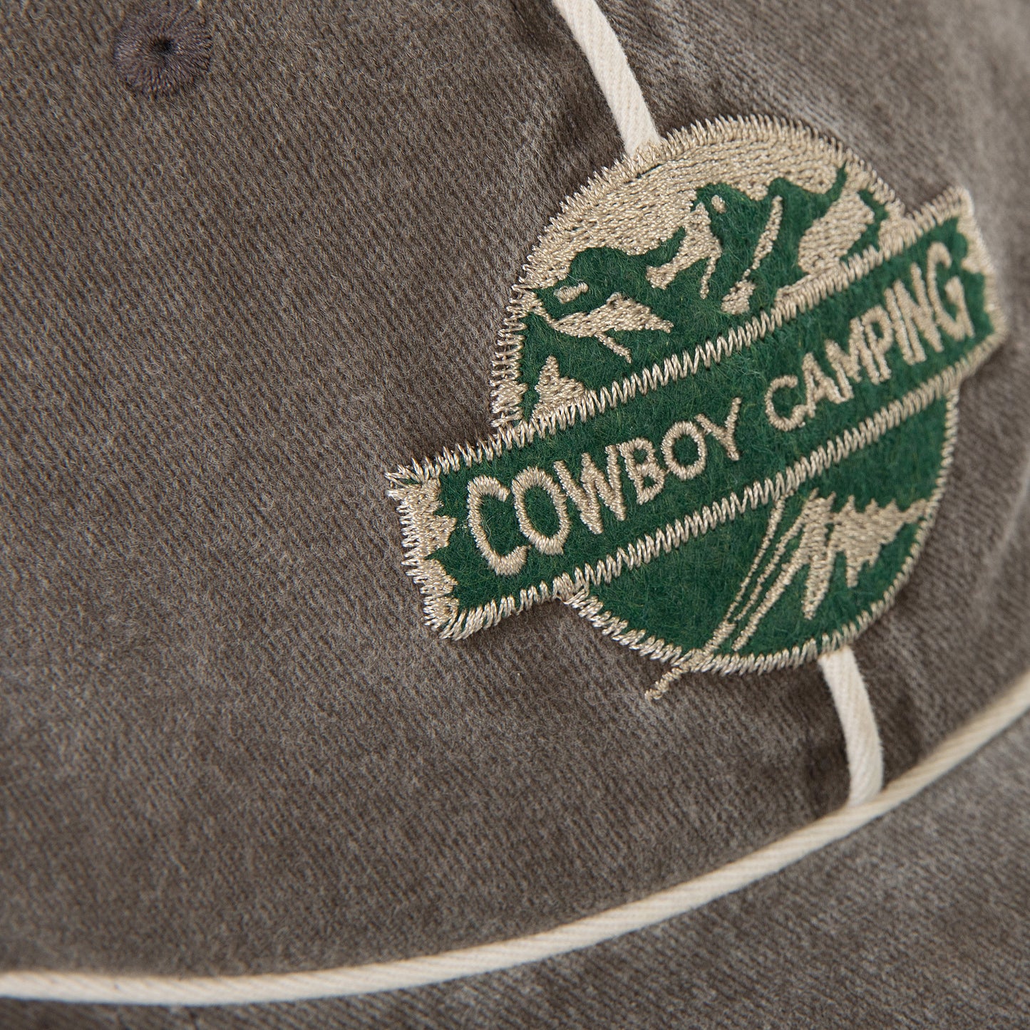 Cowboy Camping Cap Washed Brown