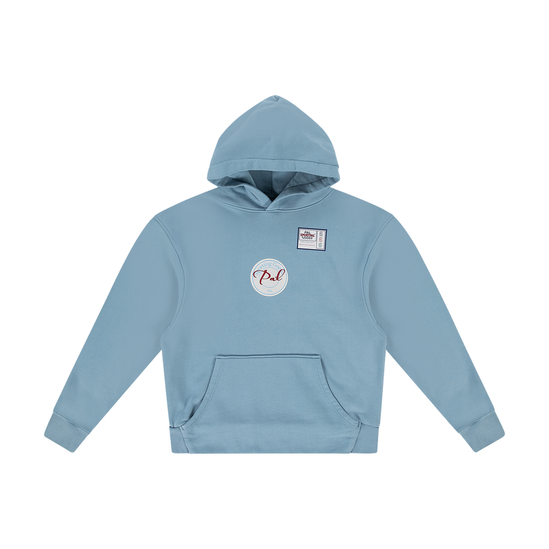Cliff Divers School Hoodie Faded Denim