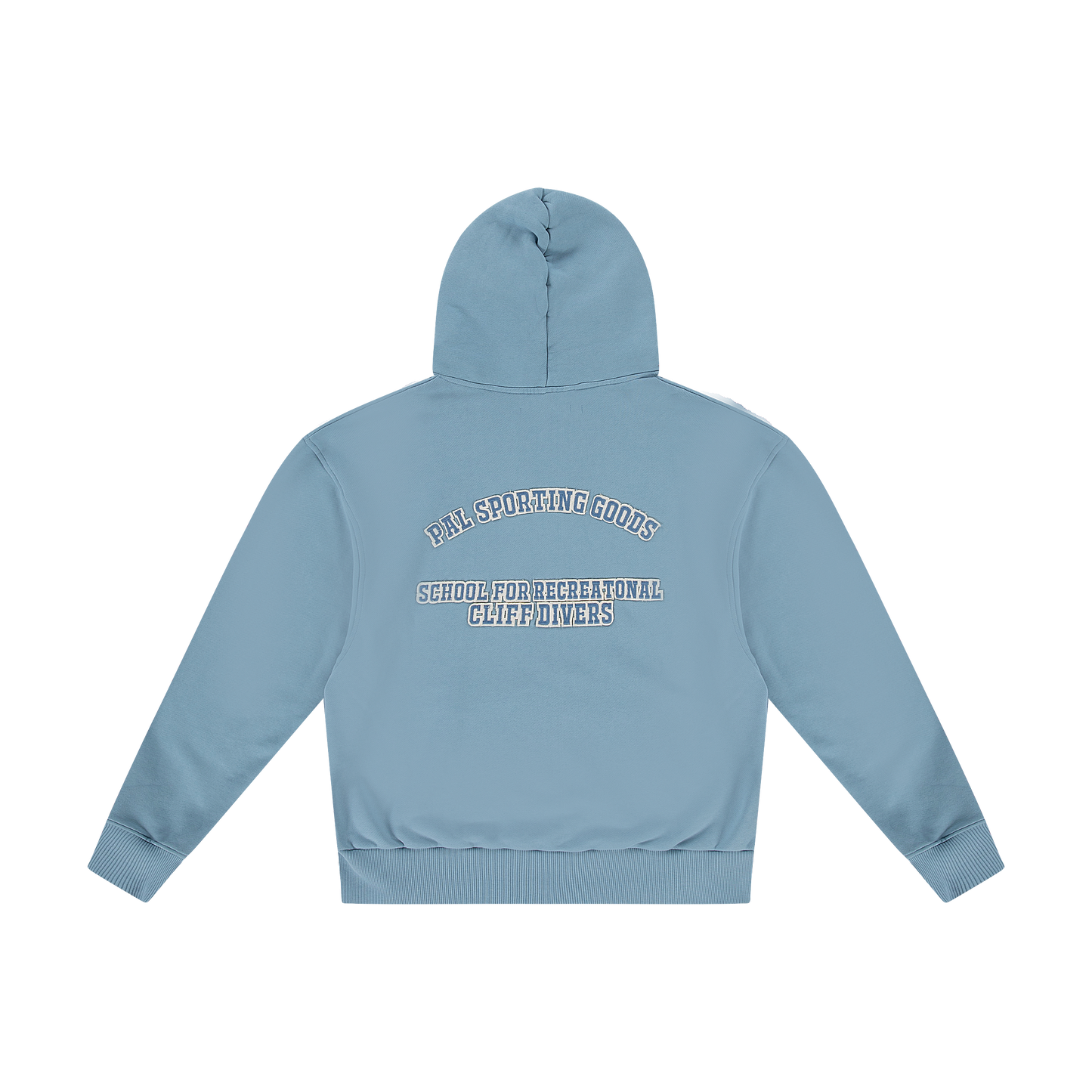 Cliff Divers School Hoodie Faded Denim
