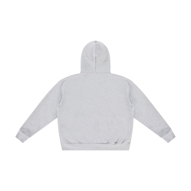 Rec League Full Zip Hoodie Light Gray Marl