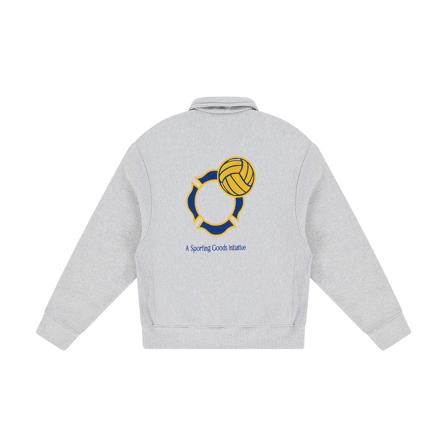Wet Pass Half Zip Light Gray Marl