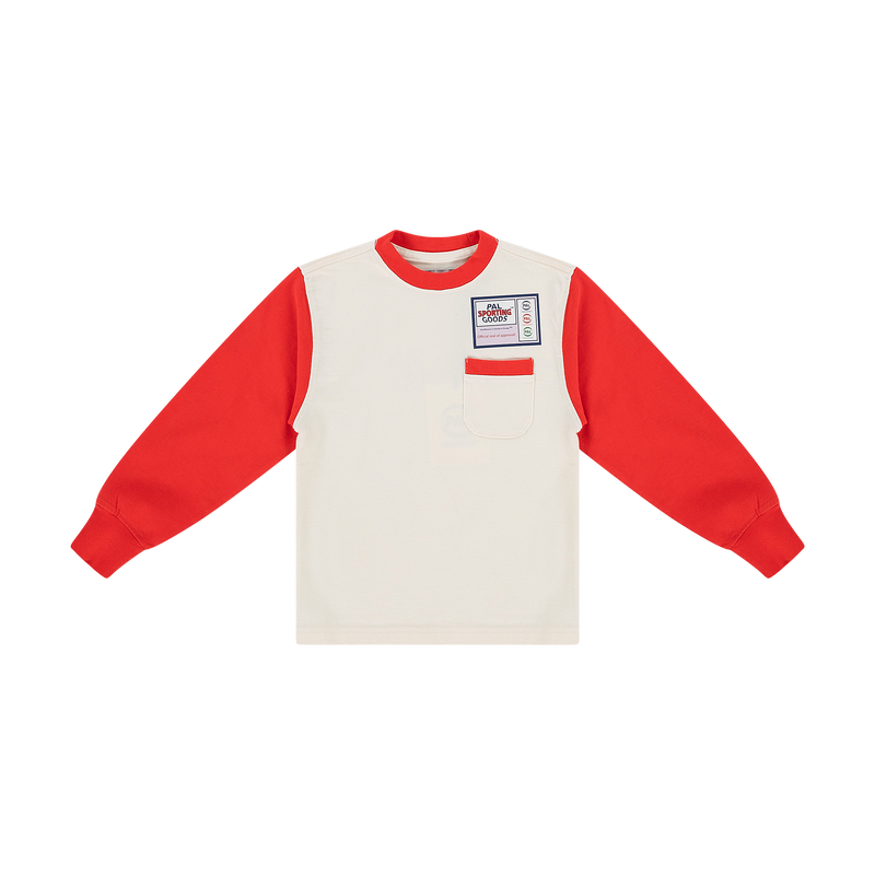 River Rats Longsleeve Marshmallow Red