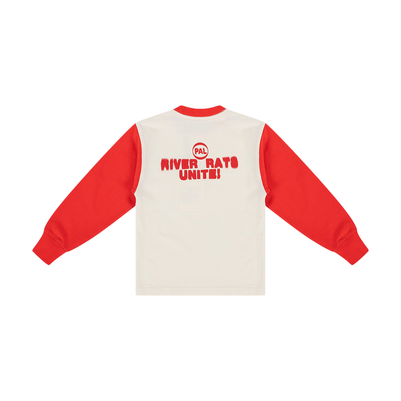River Rats Longsleeve Marshmallow Red