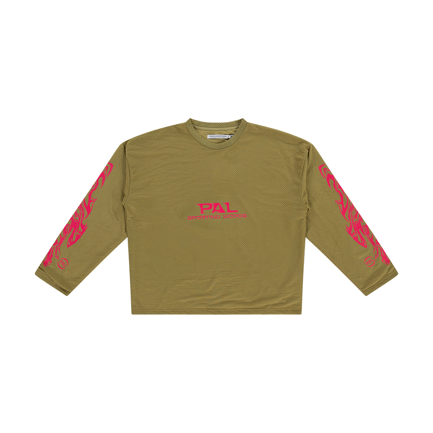 Ripple Mesh Longsleeve Khaki Bonbon