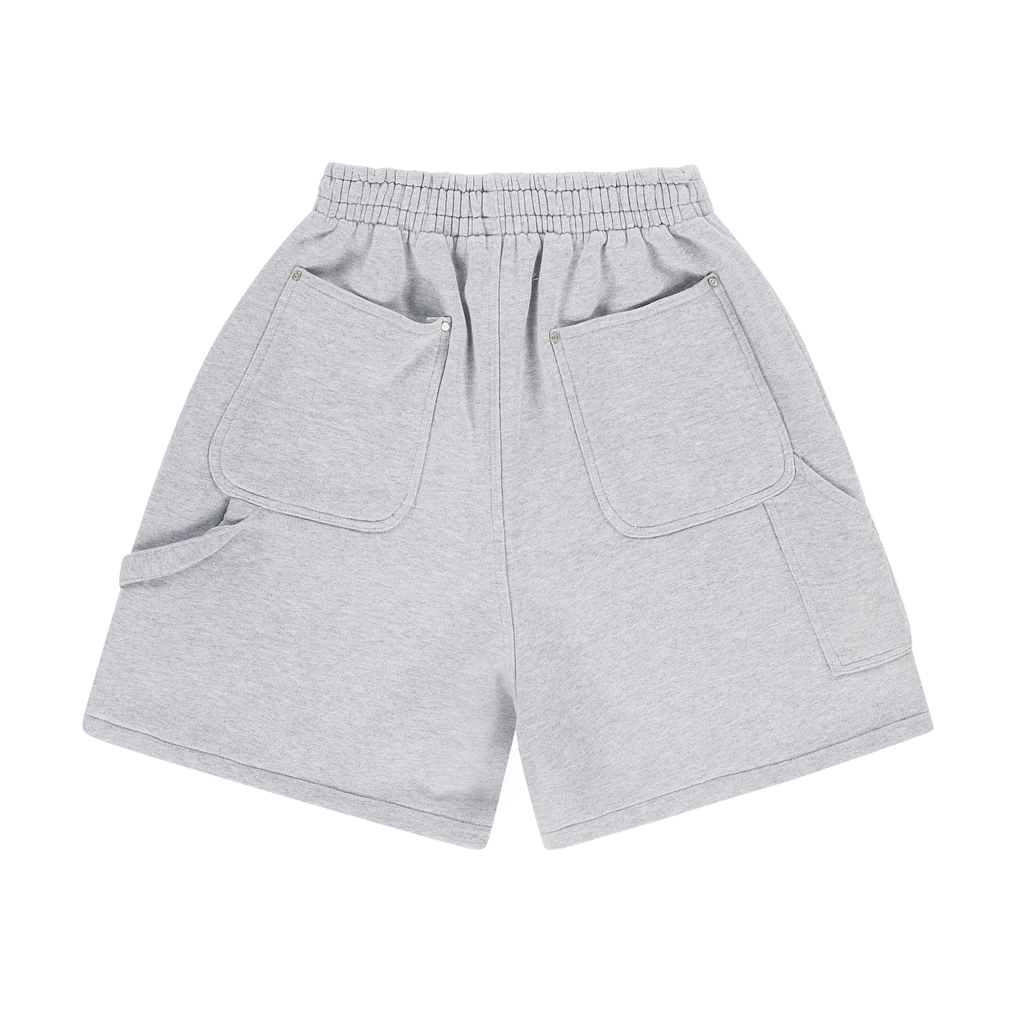 River Rats Double Knee Shorts Light Gray Marl