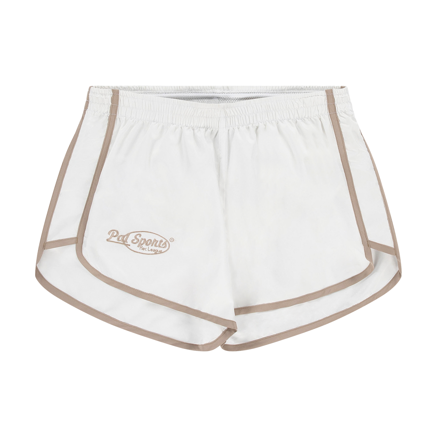 Rec League Womens Shorts Marshmallow Khaki