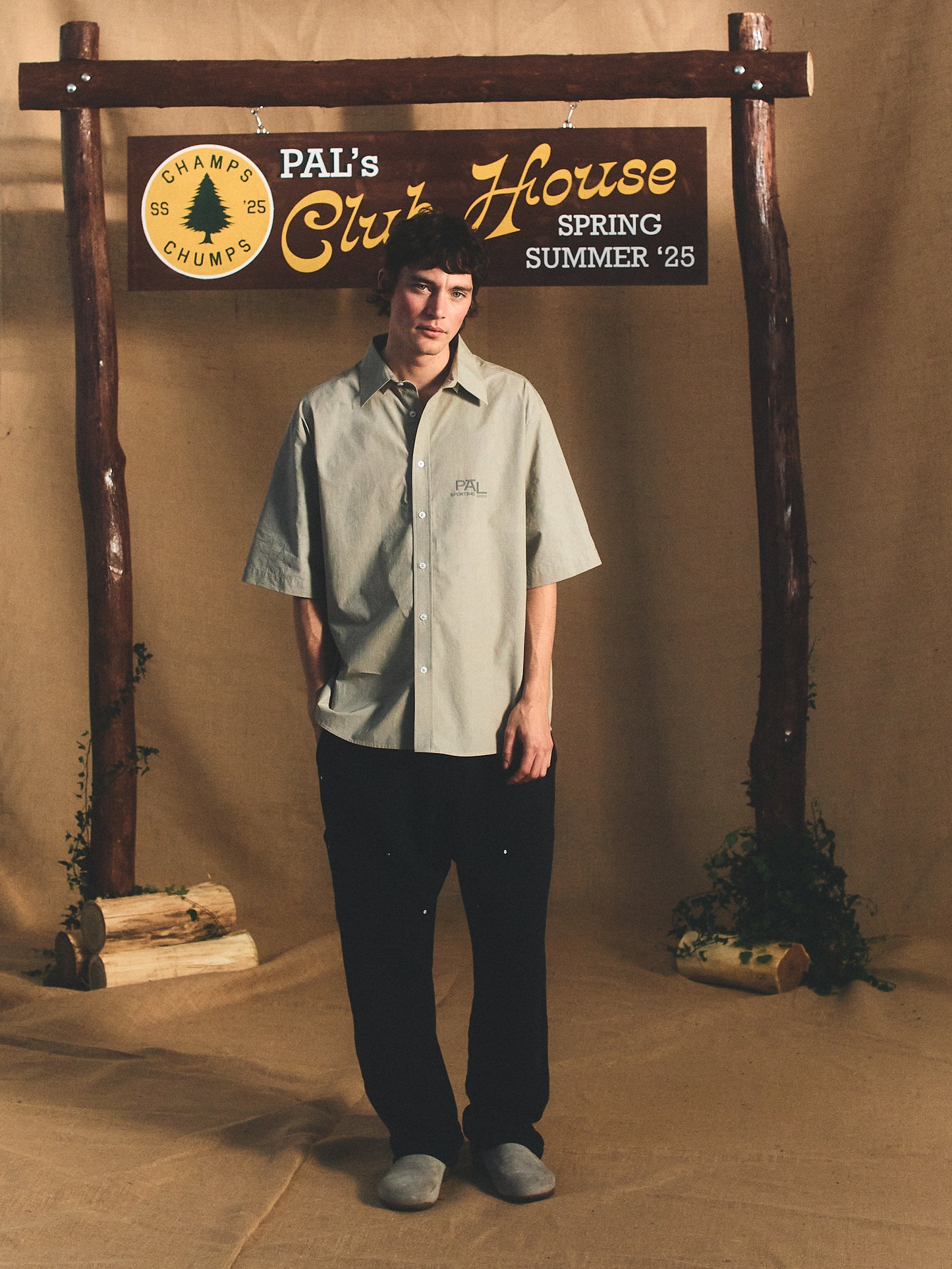 Club House Members Shirt Feather Gray