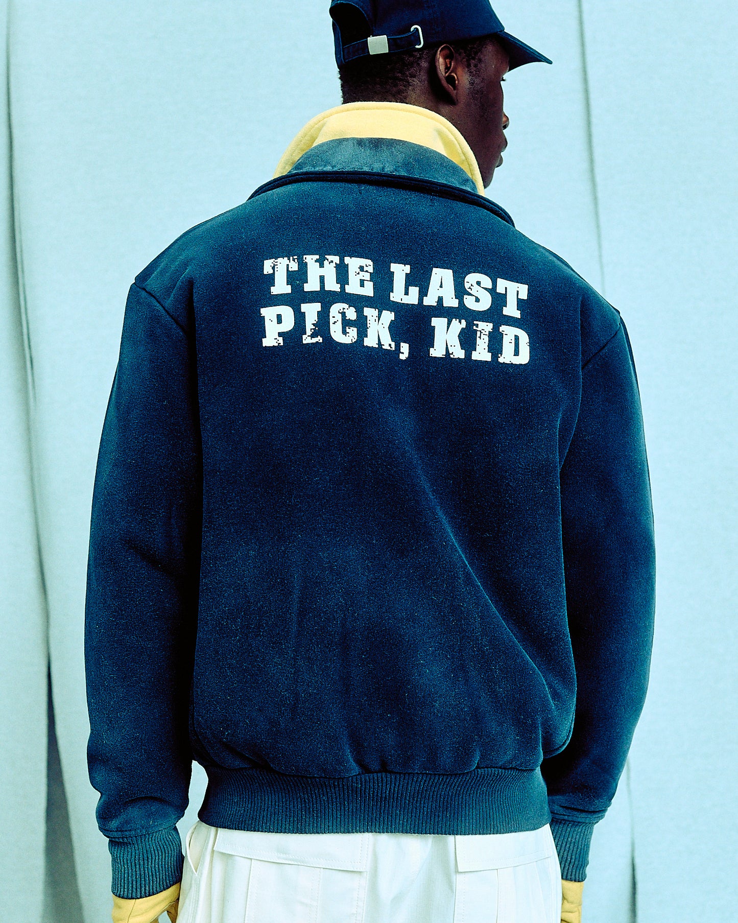 The Last Pick Kid Colar Zip Maritime Blue