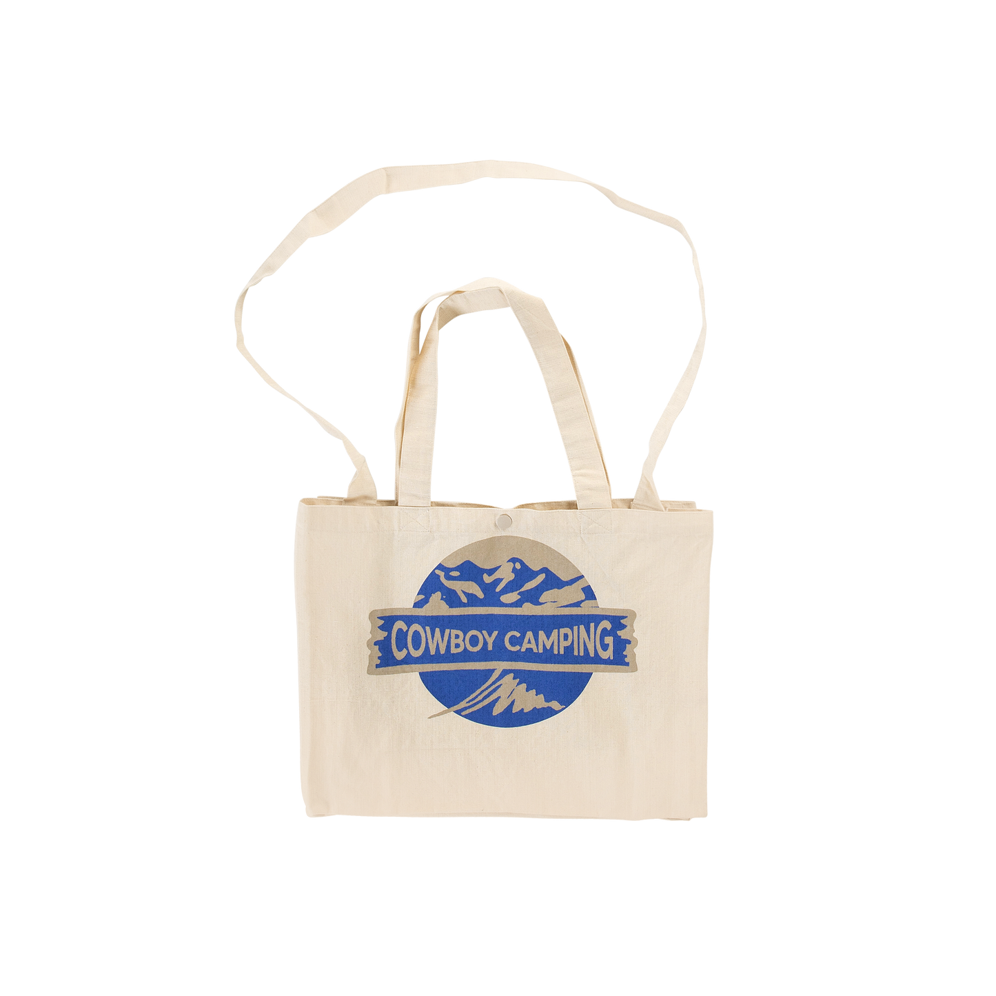 Cowboy Camping Tote Bag Marshmallow