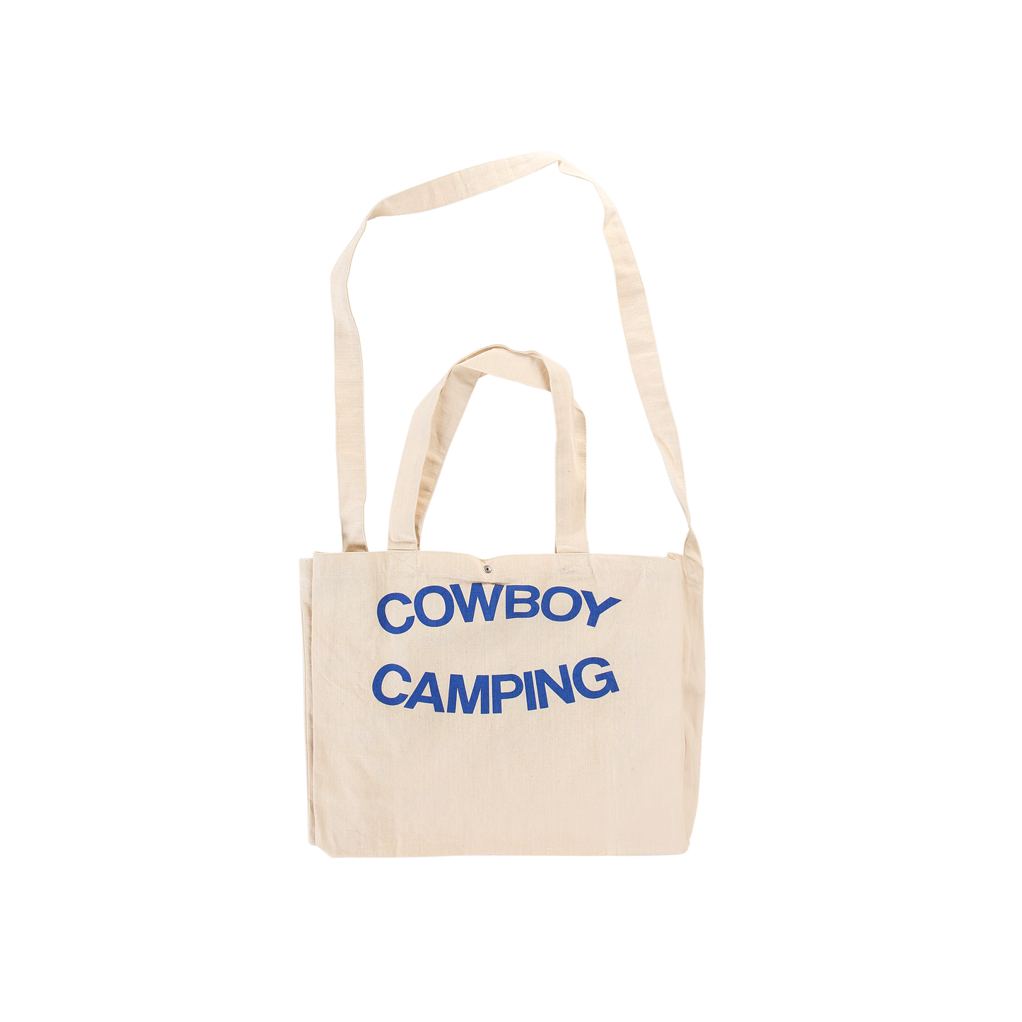 Cowboy Camping Tote Bag Marshmallow