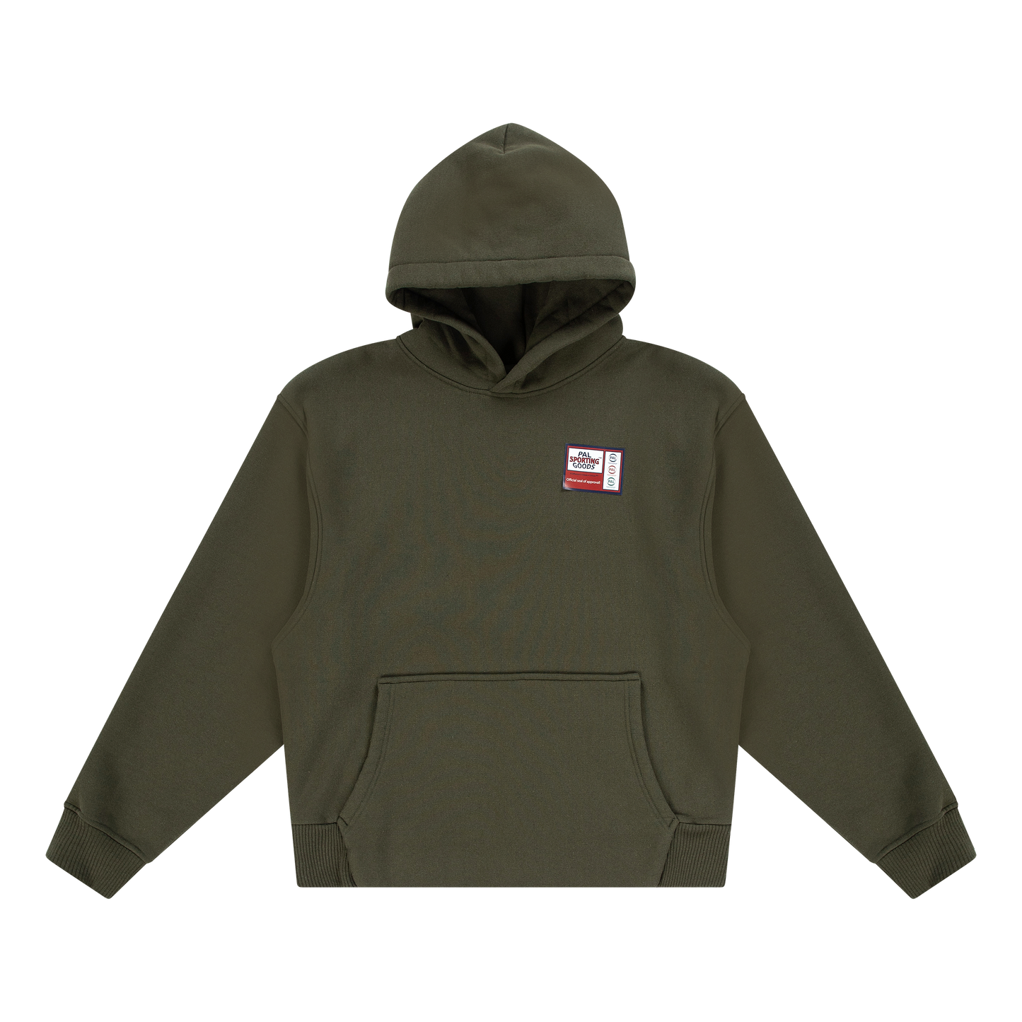 Bricks On The Wall Hoody Military Olive