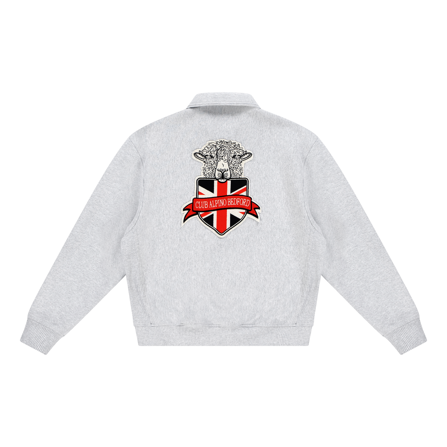 Alpino Half Zip Light Gray Marl