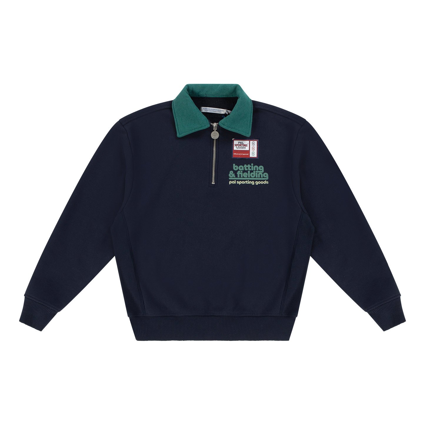 Batting & Fielding half Zip Maritime Blue