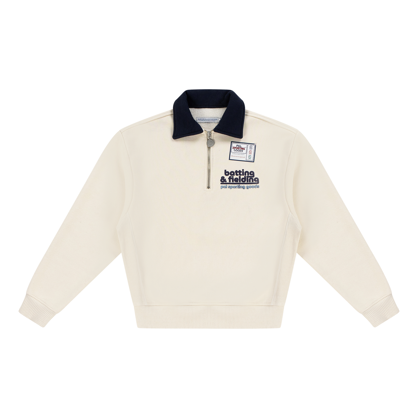 Batting & Fielding half Zip Marshmellow