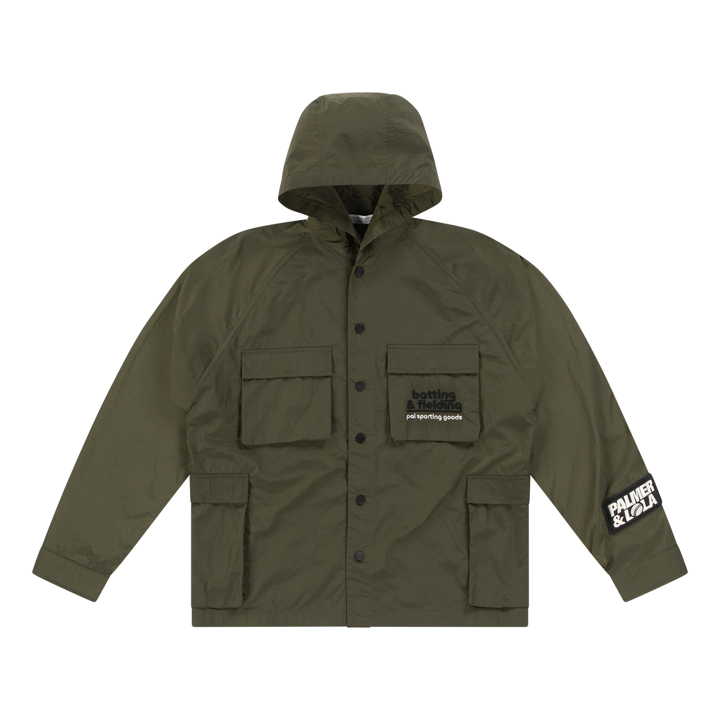 Batting & Fielding Hooded Overshirt Myrtle