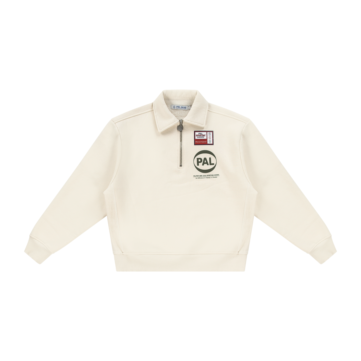 Company Half Zip Marshmallow Sage