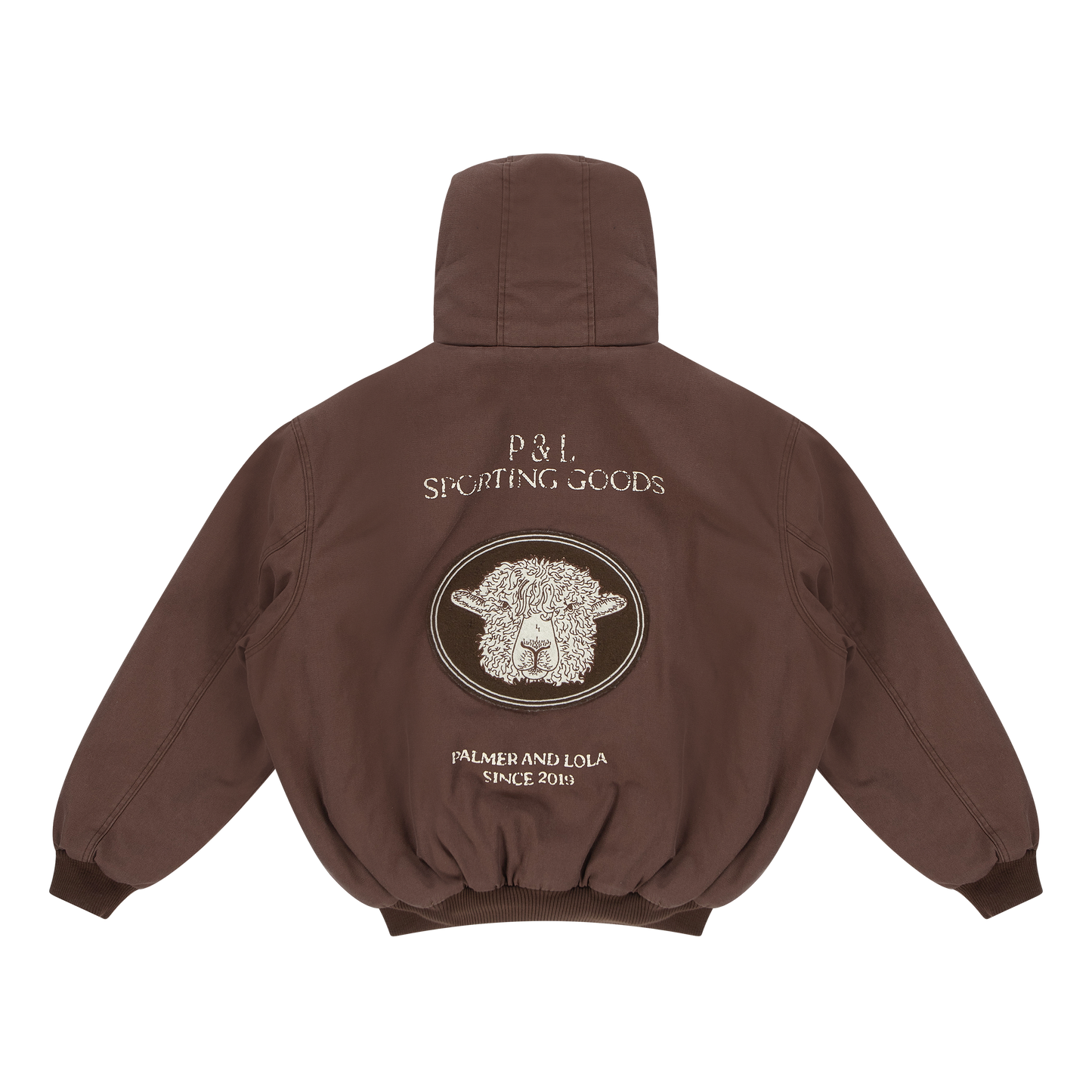 Wolds Full Zip Hooded Jacket Deep Mahogany