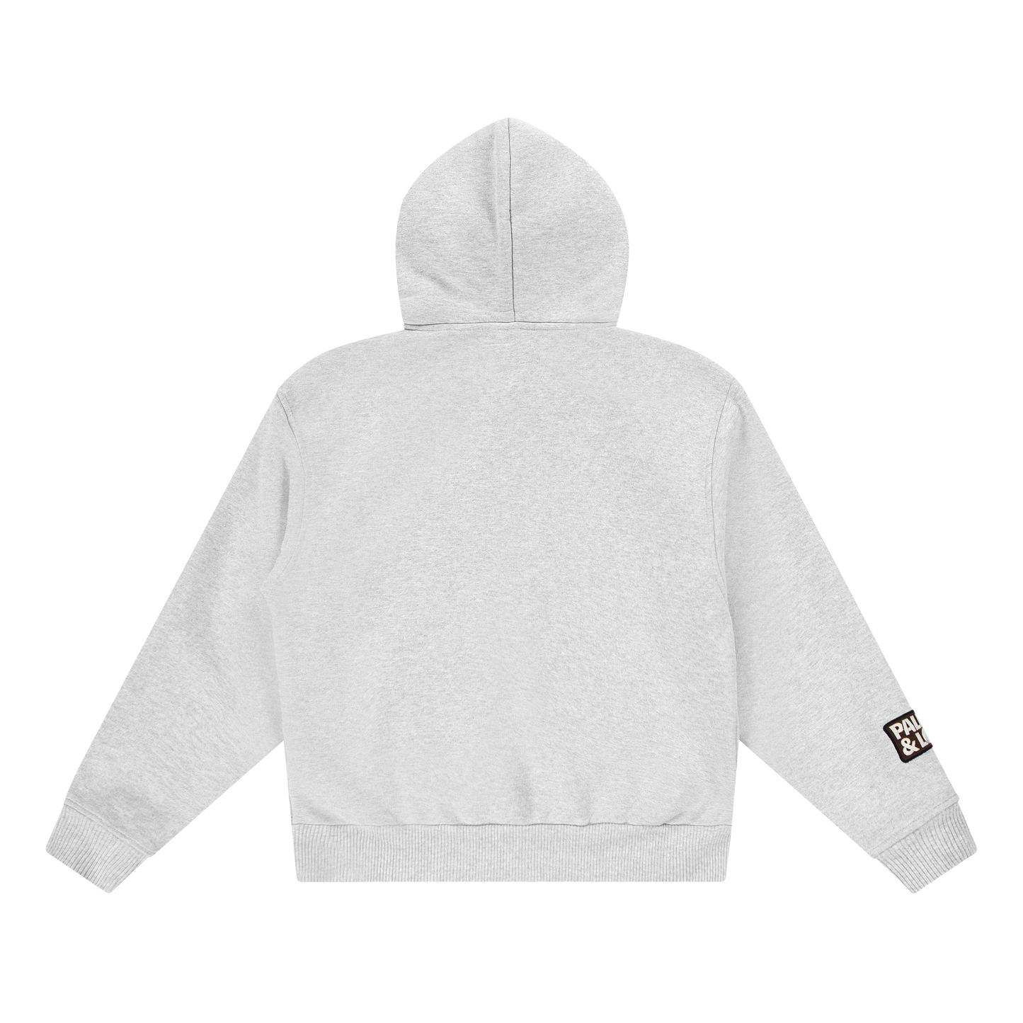 Wolds Full Zip Hoody Light Gray Marl