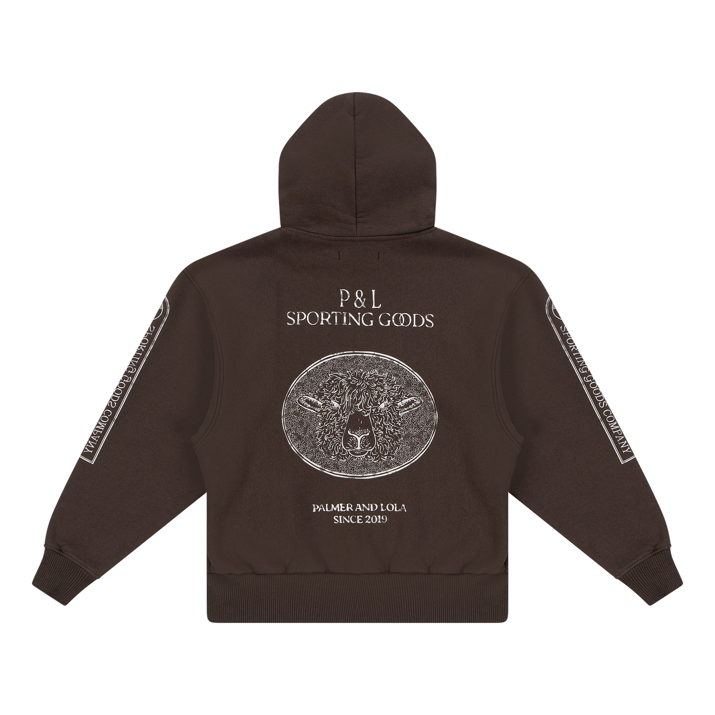 Wolds Hoody Deep Mahogany