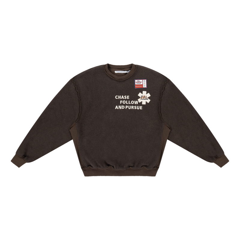 CFA Inside Out Crewneck Deep Brown