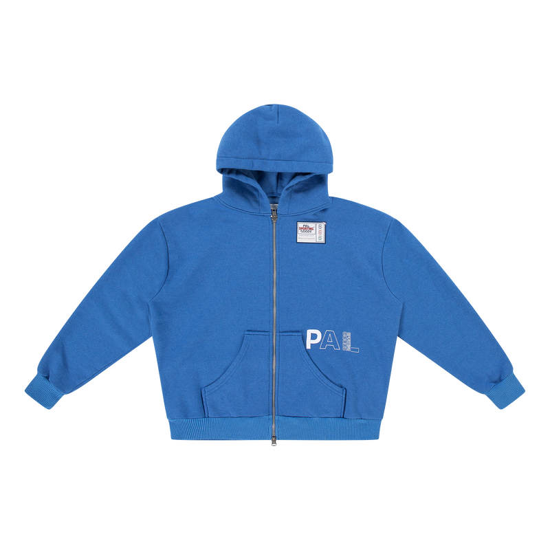 Fast Packing Multi Pocket Zip Hoodie Deep Blue