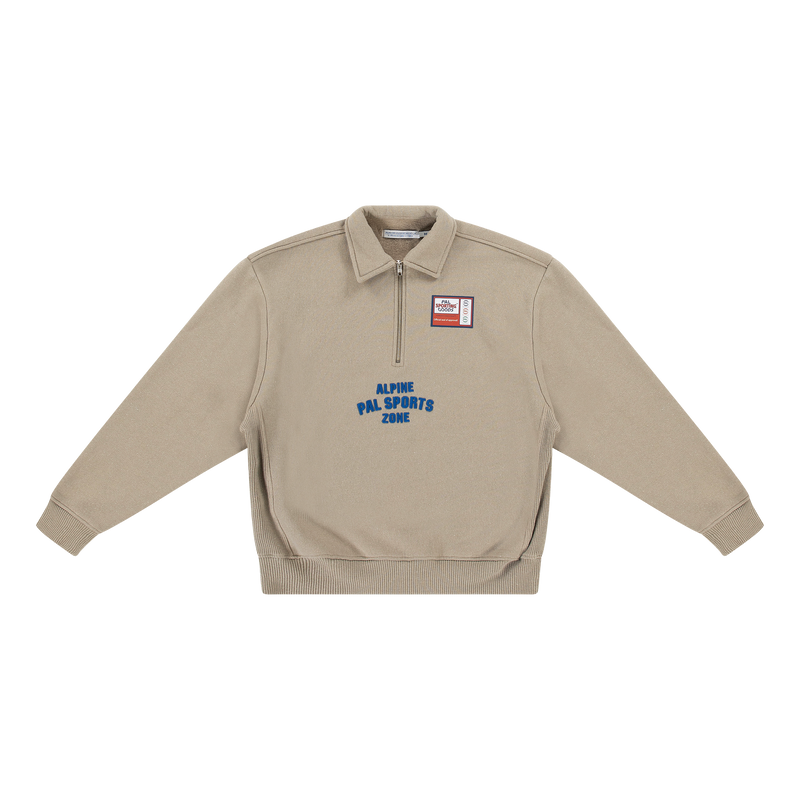 Alpine Zone Half Zip Taupe
