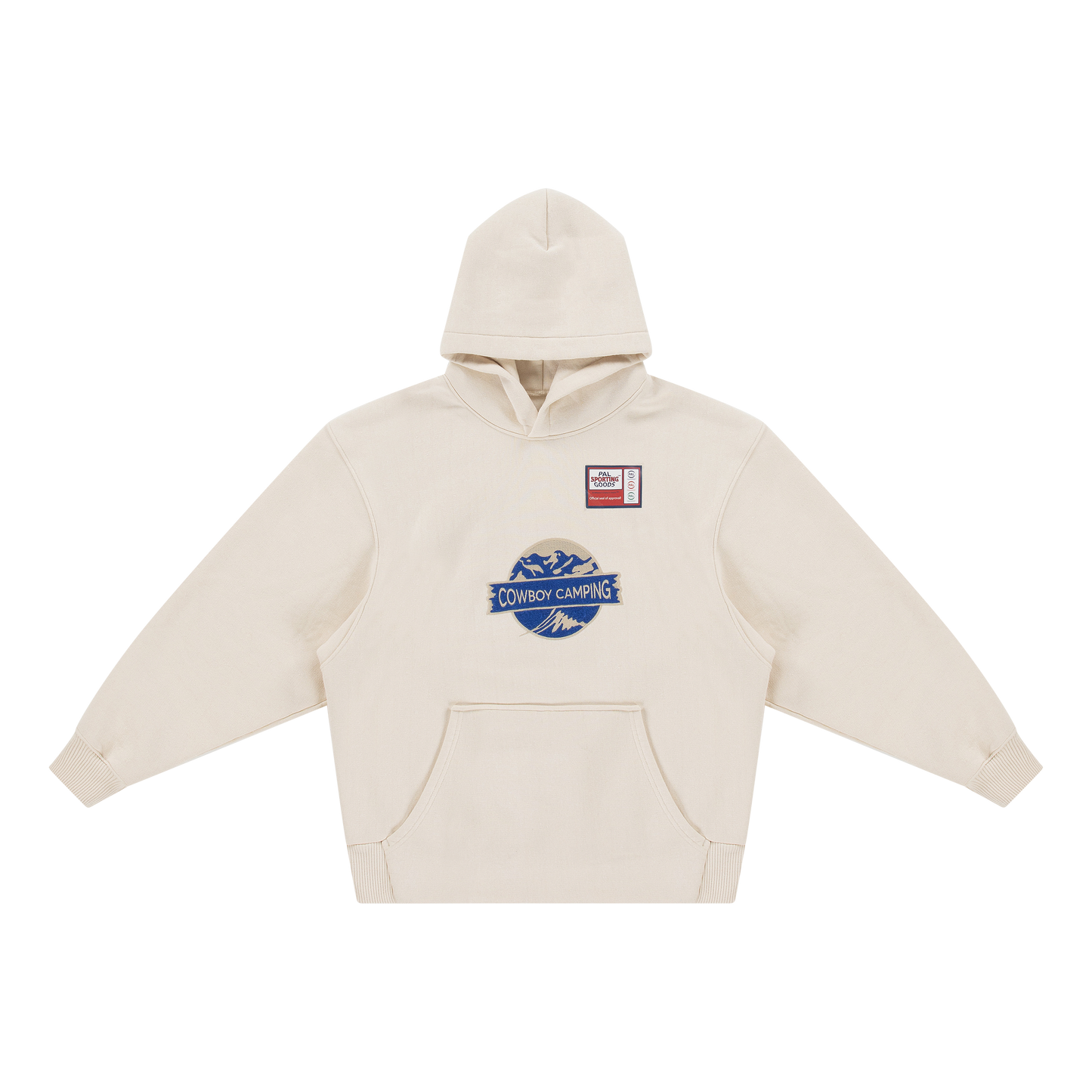 Cowboy Camping Hoodie Marshmallow