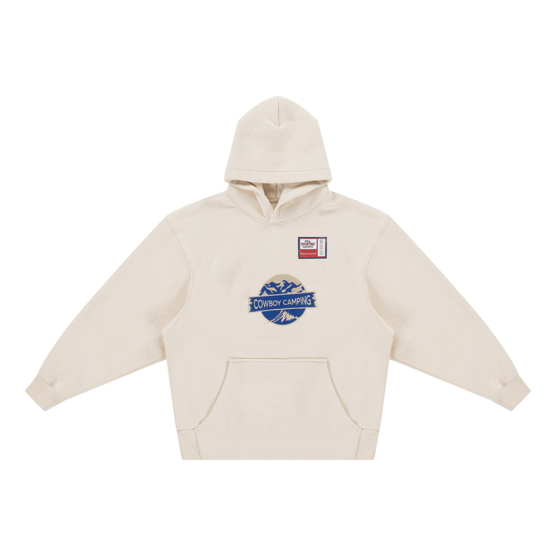 Cowboy Camping Hoodie Marshmallow