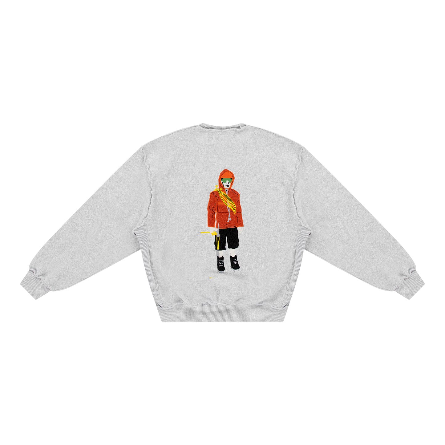 CFA Inside Out Crewneck Light Gray