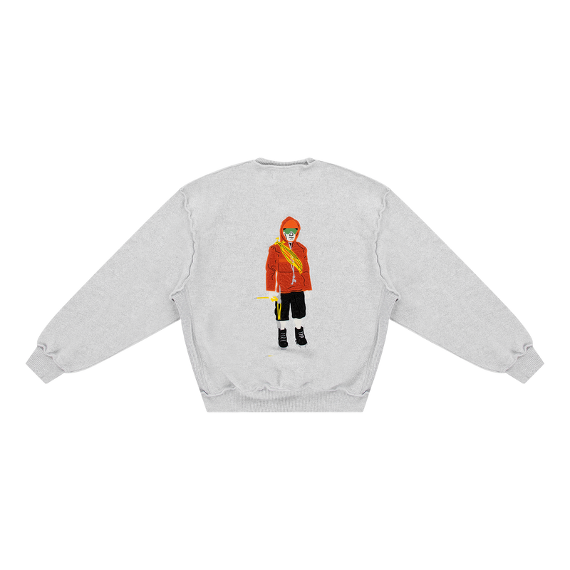 CFA Inside Out Crewneck Light Gray