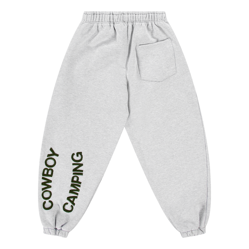 Cowboy Camping Sweatpants Light Gray