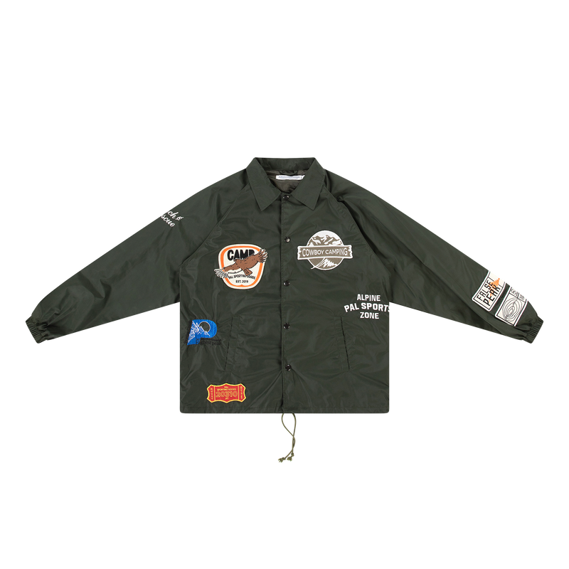 PAL Trial Hiking Collective Raglan Coach Jacket Outdoor Green