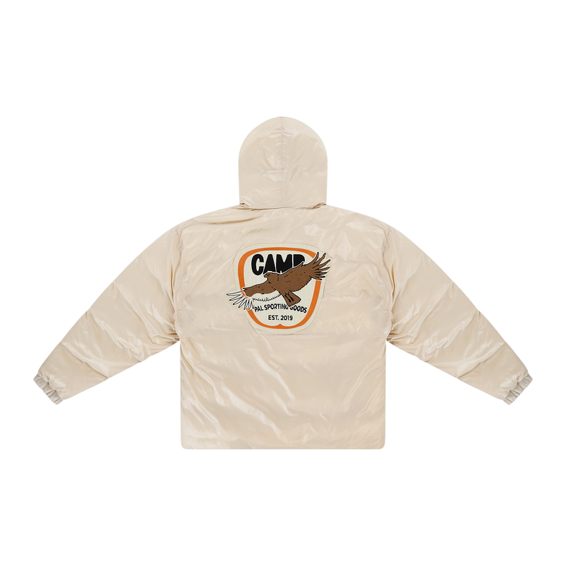 Camp Eagle Oversized Hoodie Marshmallow