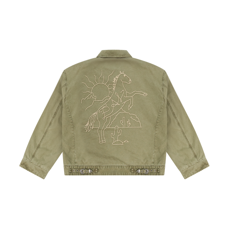 Gallop Jacket Washed Sage
