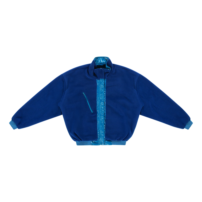 PJ’s Trail Cloud Short Bomber Royal Blue