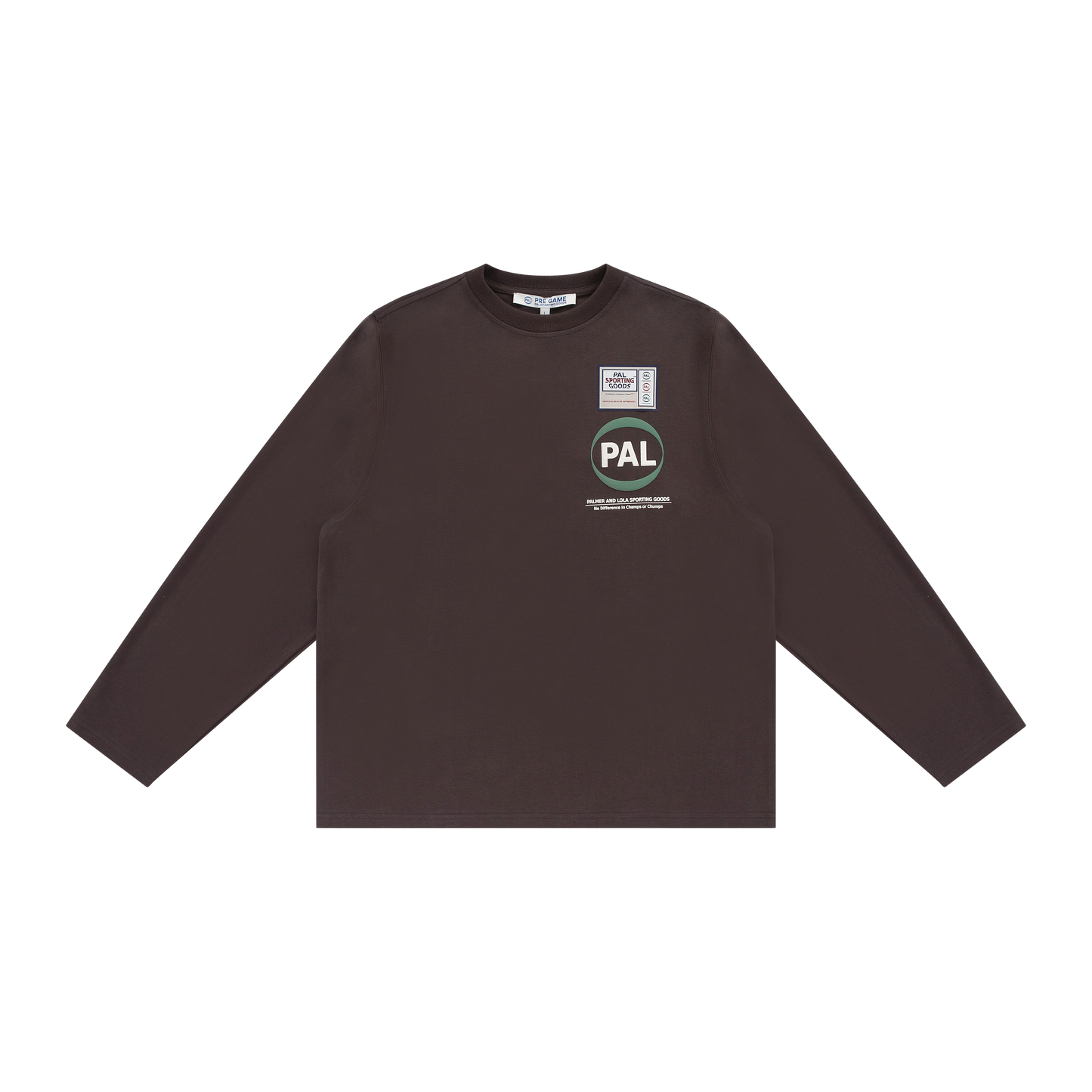 Pre Game Longsleeve Deep Mahogany