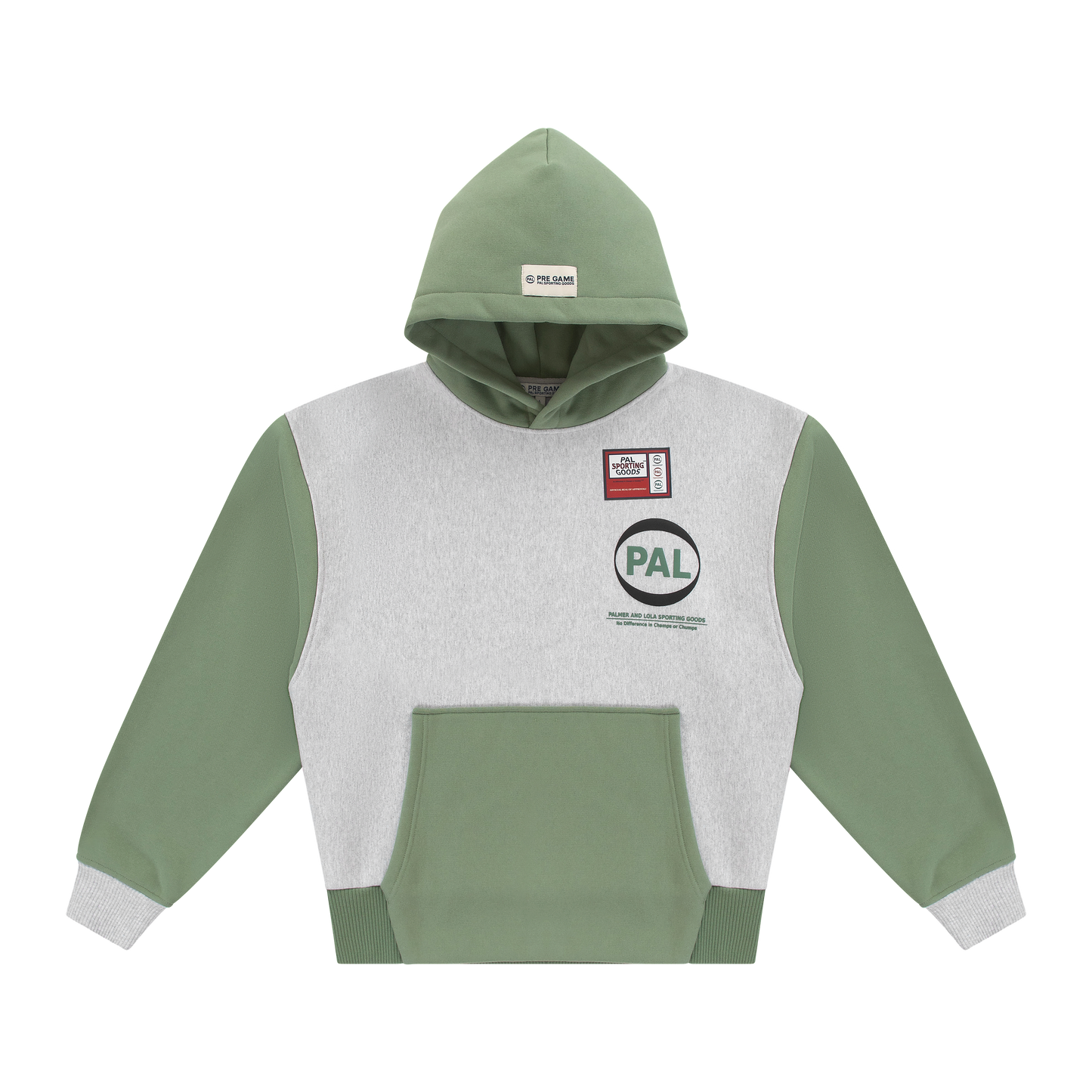 Pre Game Hoody Light Gray - Packshot Front