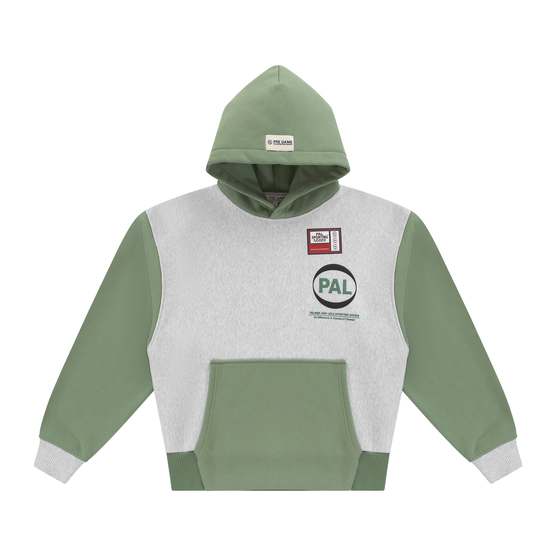 Pre Game Hoody Light Gray - Packshot Front