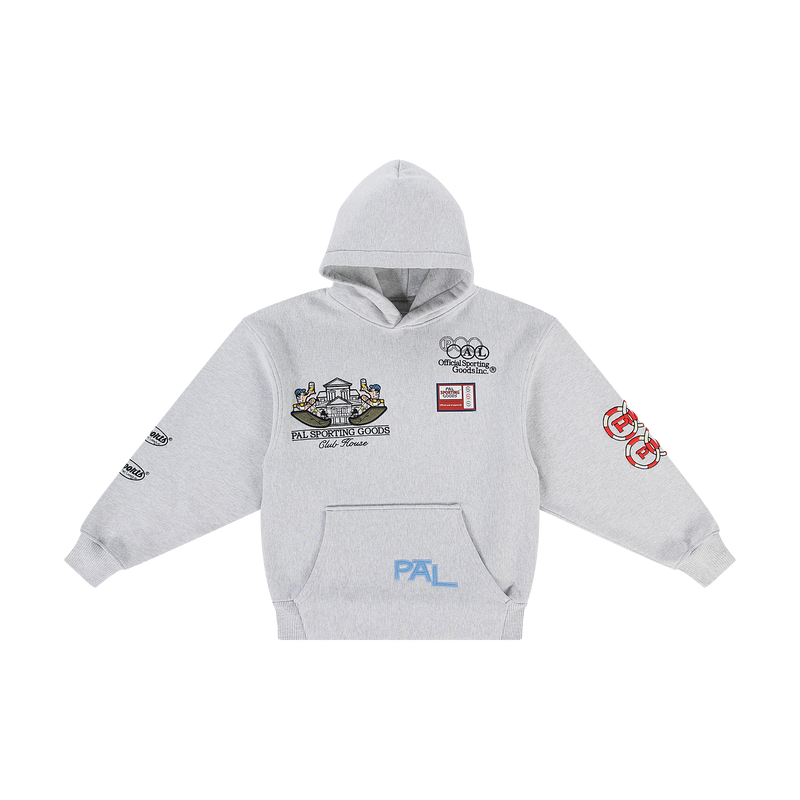 Club House Collective Hoodie Light Gray Marl