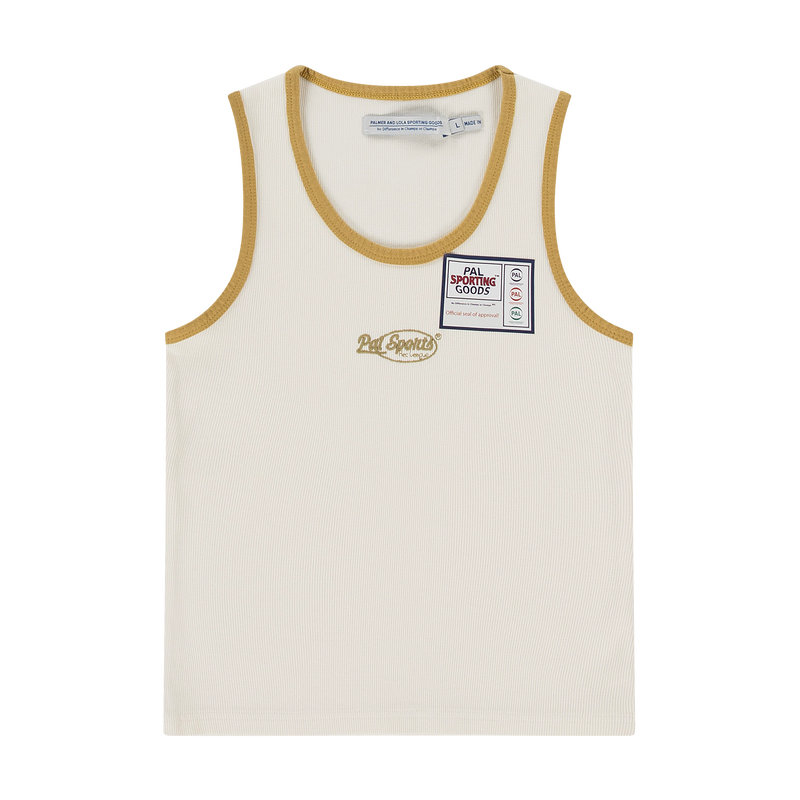 Rec League Womens Tank Top Marshmallow Khaki