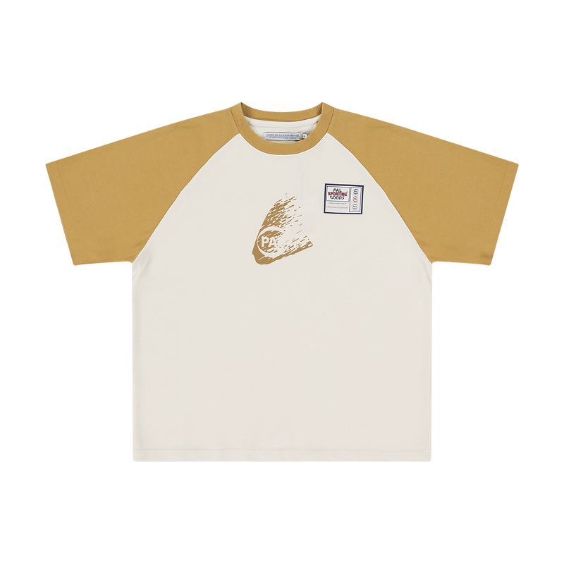 Rec League Raglan T-shirt Marshmallow Khaki
