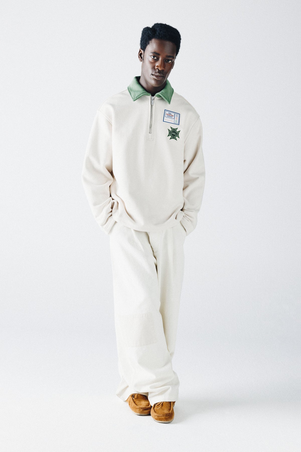 Official Sponsors Half Zip Marshmallow