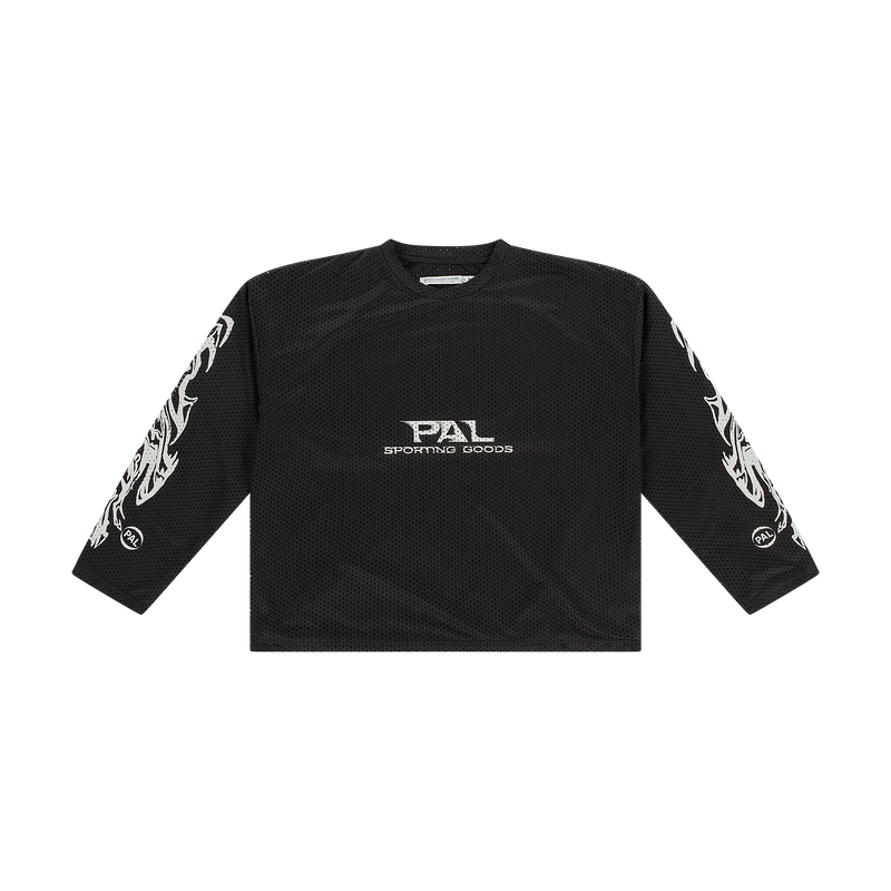 Ripple Mesh Longsleeve Caviar
