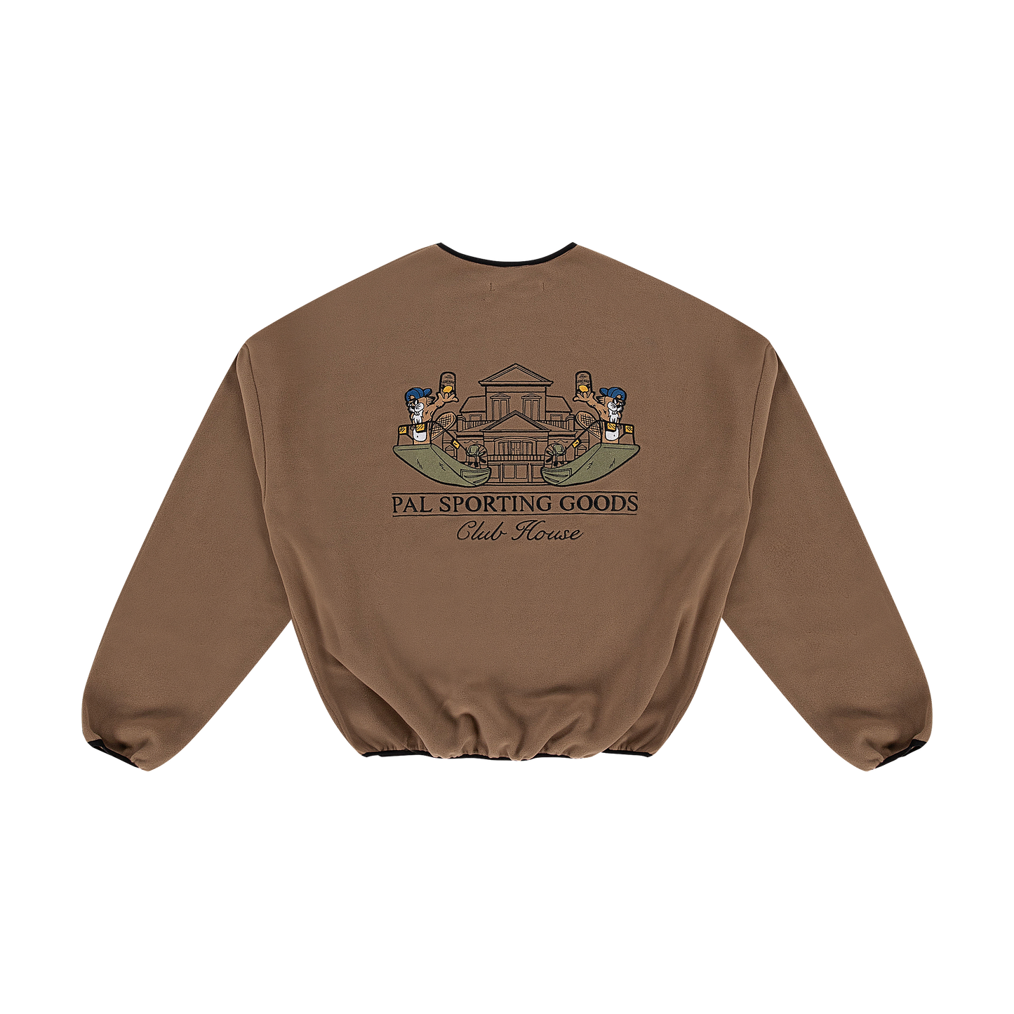 New TM Fleece Crewneck Deep Brown