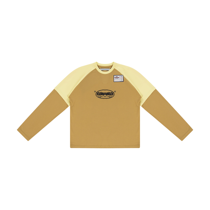 Rec League Cobain Raglan Longsleeve Khaki