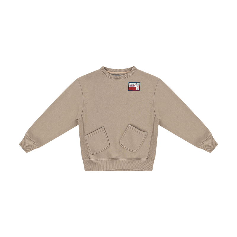 Champs Or Chumps Pocket Crewneck Clay